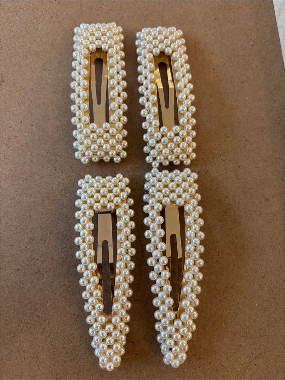 Pearl Bead Hair Clips
